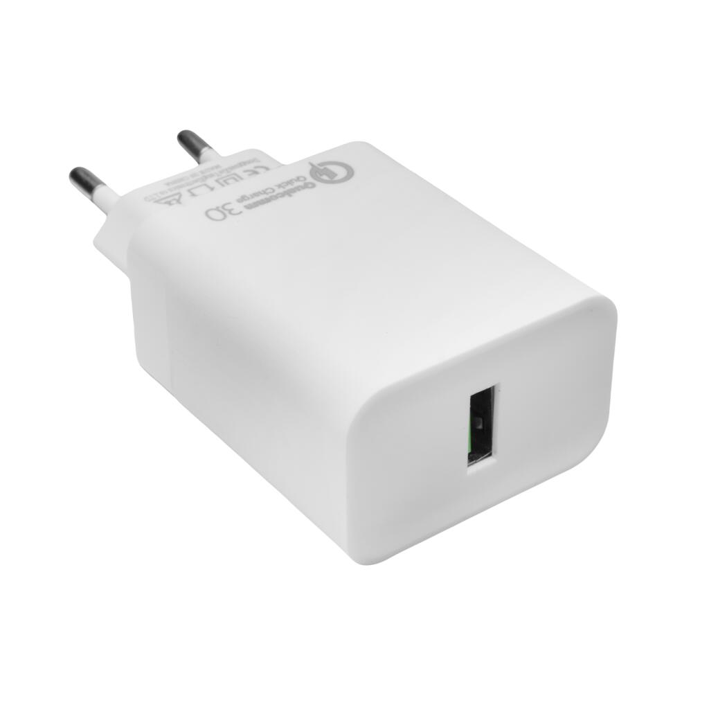 Быстрое зарядное устройство LP AC-011 USB 5V 3А 3.0 OEM - Изображение 1