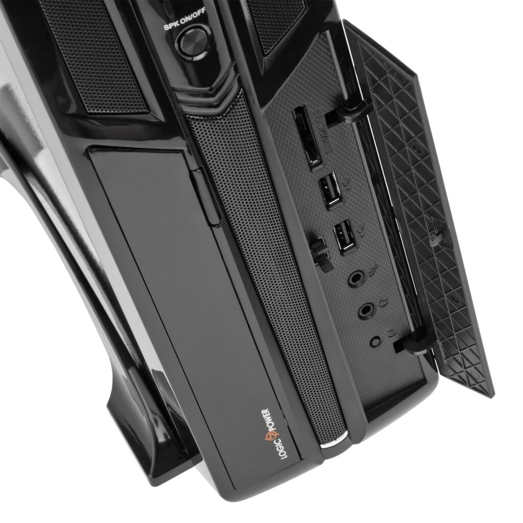 Корпус LP S603 BK 400W Slim, встроенная акустика - Изображение 4