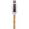 Кабель USB - Lightning 1м W (кожа) белый / Retail - Изображение 2