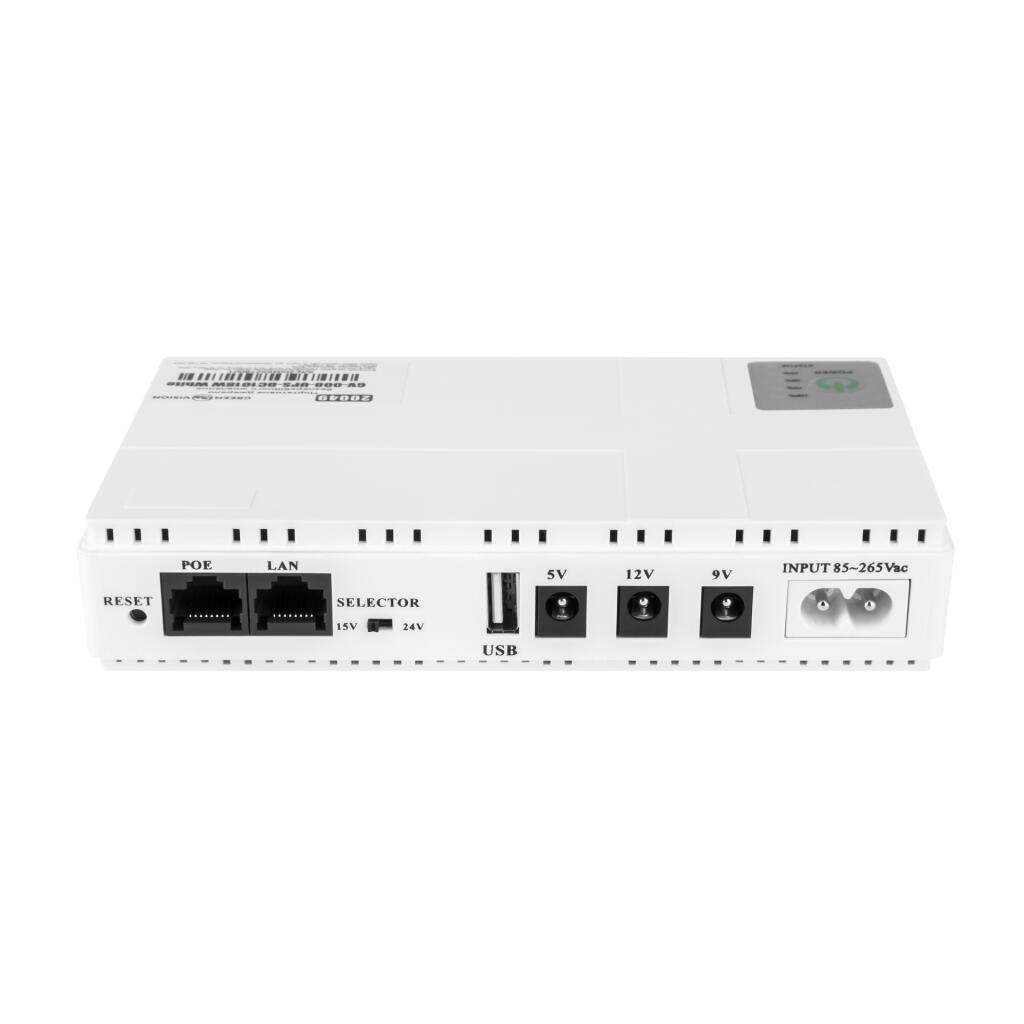 ИБП (источник бесперебойного питания) для роутеров/коммутаторов GV-008-UPS-DC1018W White - Изображение 2