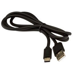 Кабель USB - Type-C Bl 1м черный / OEM