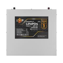 Аккумулятор LP LiFePO4 48V (51,2V) - 230 Ah (11776Wh) (BMS 200A/100A) металл