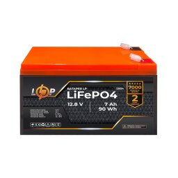 Акумулятор LP LiFePO4 12,8V - 7Ah (90Wh)