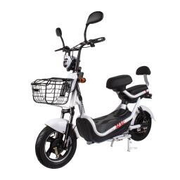 Электрический мопед CITY gy-4 350W/48V/20AH(GL) (белый)