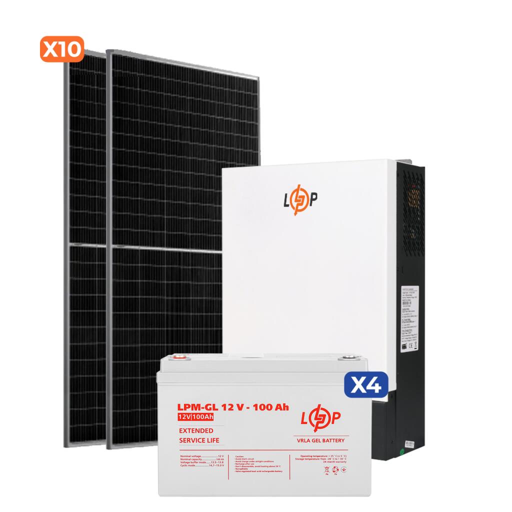 Солнечная электростанция (СЭС) Стандарт 5kW АКБ 4.8kWh Gel 100 Ah - Изображение 2