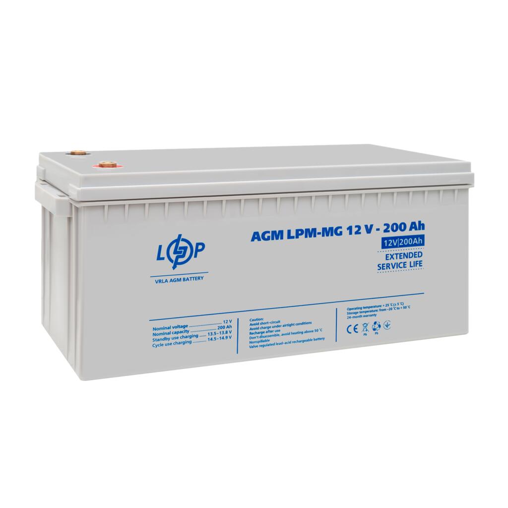Акумулятор мультигелевий LPM-MG 12V - 200 Ah - Зображення 4