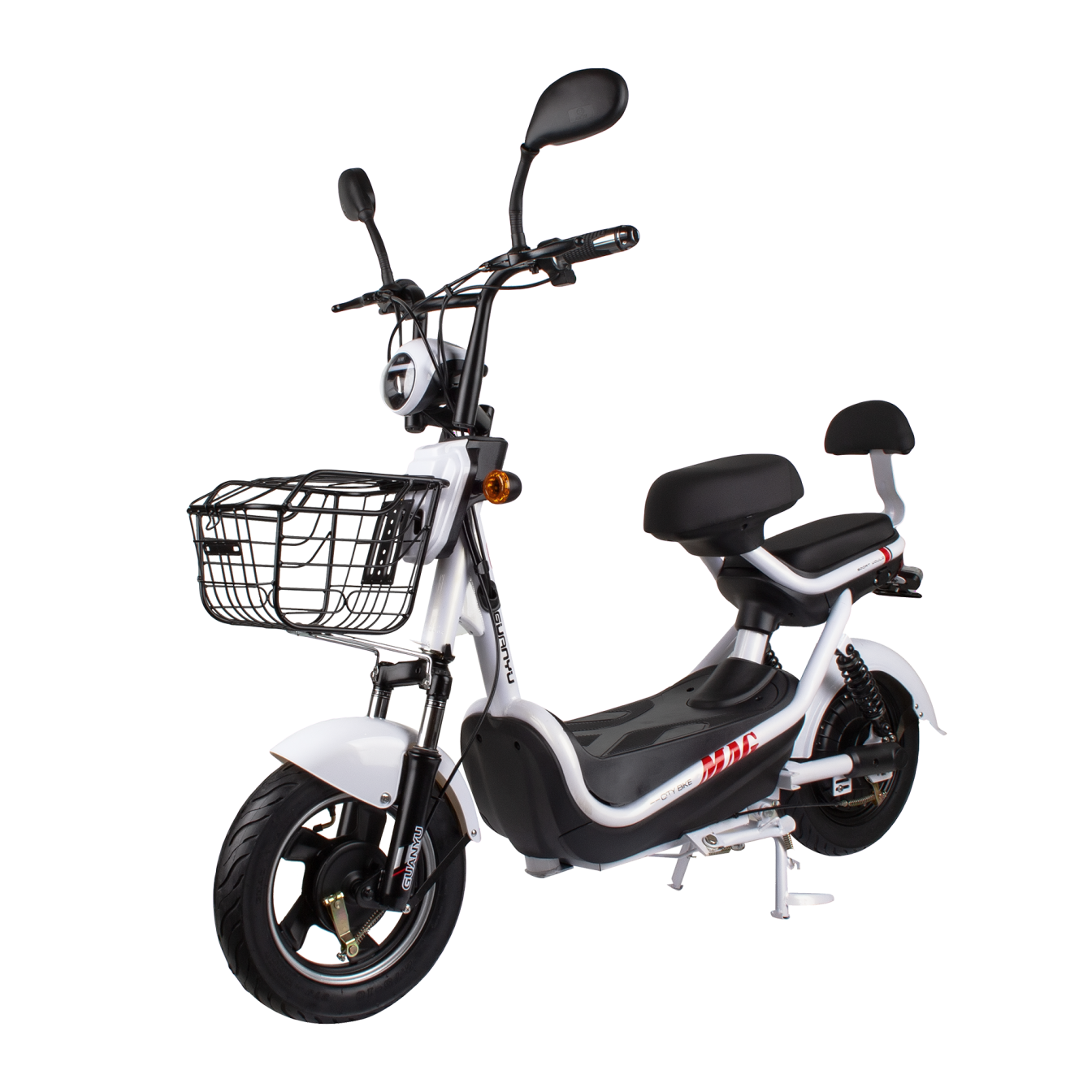 Электрический мопед CITY gy-4 500W/48V/20AH(DZM) (белый)