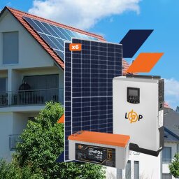 Обладнання для сонячної електростанції (СЕС) Преміум 3,5 kW АКБ 4 kWh LiFePO4 160 Ah 