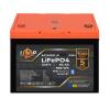 Акумулятор LP LiFePO4 12,8V - 64Ah (820Wh) (BMS 80A/64А) пластик Smart BT - Зображення 3