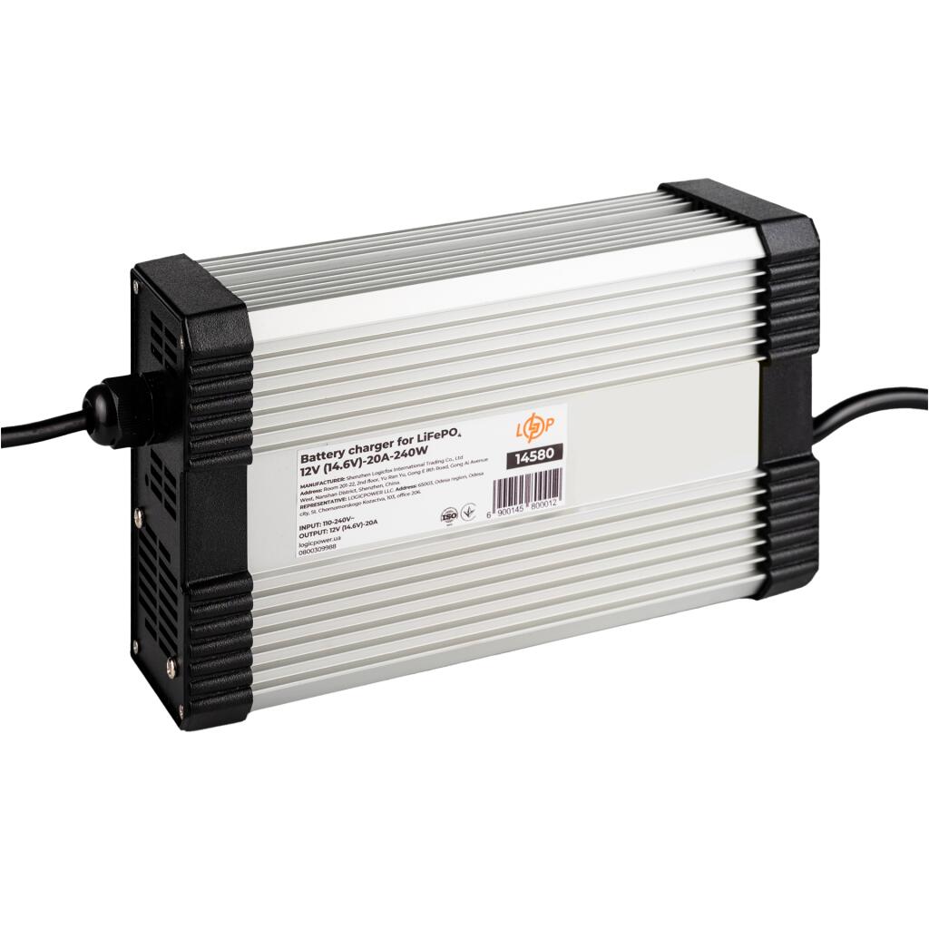 Зарядний пристрій для акумуляторів LiFePO4 12V (14.6V)-20A-240W - Зображення 3