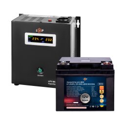 Комплект резервного питания LP (LogicPower) ИБП + литиевая (LiFePO4) батарея (UPS W800 + АКБ LiFePO4 640W) null
