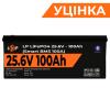 Аккумулятор LP LiFePO4 24V (25,6V) - 100 Ah (2560Wh) (Smart BMS 100А) с BT пластик Уценка - Изображение 1