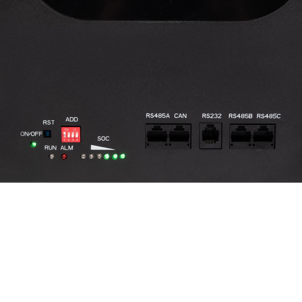 Акумулятор LP LiFePO4 51,2V - 230 Ah (11776Wh) (Smart BMS 200A) с LCD RM AB RS485/CAN - Зображення 3