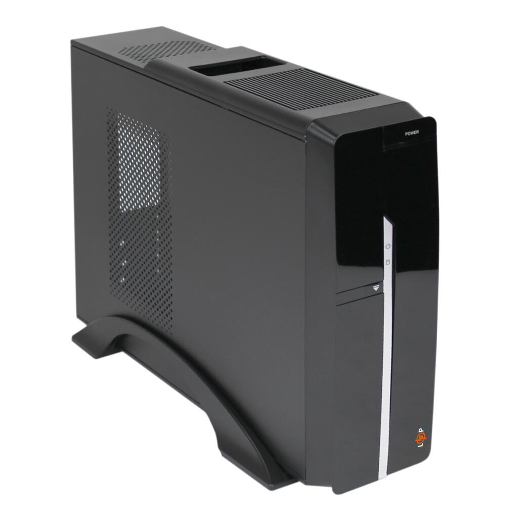 Компьютерный корпус LP S608 BK 400W Slim 2xUSB 2.0 - Изображение 2