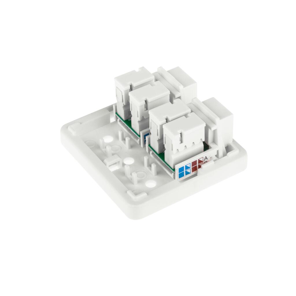 Розетка RJ-45 2-порта кат.5Е UTP LP-114 - Изображение 3