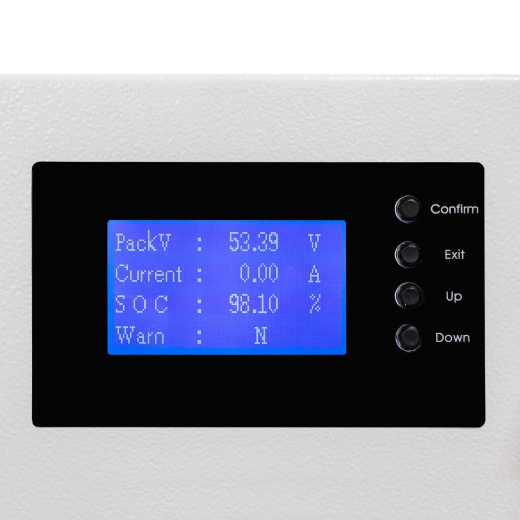 Акумулятор LP LiFePO4 51,2V - 230 Ah (11776Wh) (BMS SP 200A/100A) RM RS485/CAN LCD WH - Зображення 9