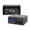 Комплект резервного живлення LP (LogicPower) ДБЖ + літієва (LiFePO4) батарея (UPS B1000 + АКБ LiFePO4 2048Wh) - Зображення 2