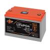 Акумулятор LP LiFePO4 12,8V - 100 Ah (1280Wh) (BMS 100A/50А) пластик LCD Smart BT - Зображення 5