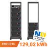 Высоковольтный аккумулятор LP LiFePO4 Battery HVM 460,8V 280Ah (129024 Wh)BMS 125А AB Lrack black - Изображение 1