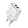 Зарядка для телефону LogicPower 35W (Type-C + USB) QC + кабель (Type C to Lightning) - Изображение 1