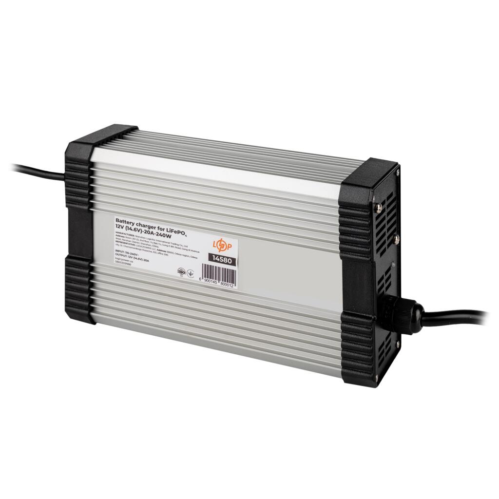 Зарядний пристрій для акумуляторів LiFePO4 12V (14.6V)-20A-240W - Зображення 4