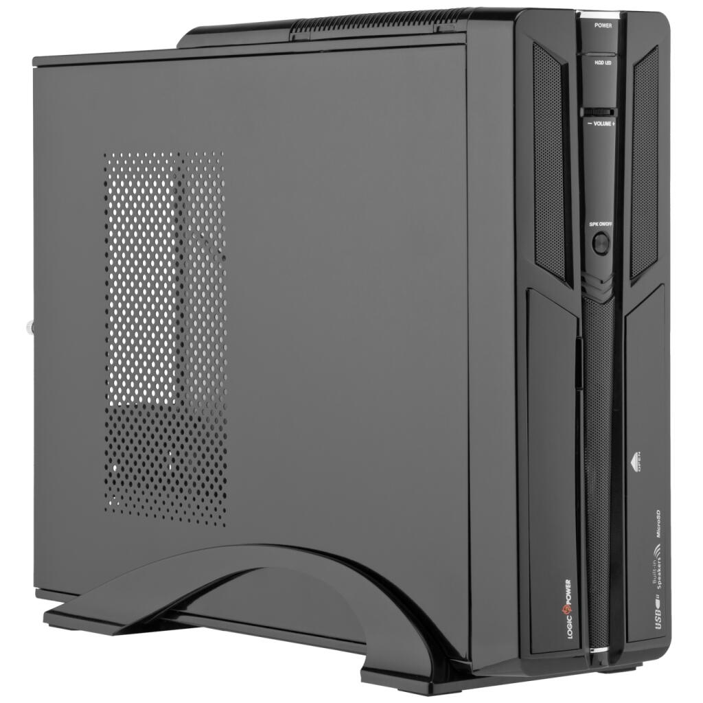 Корпус LP S603 BK 400W Slim, встроенная акустика - Изображение 3
