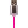 Кабель USB - micro USB 1м R-P (силикон) красно-розовый - Изображение 3