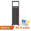 Аккумулятор LP LiFePO4 Battery HVM 409,6V 100Ah (40960 Wh) BMS 125А AB Lrack black - Изображение 1