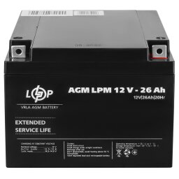Акумулятор AGM LPM 12V - 26 Ah null