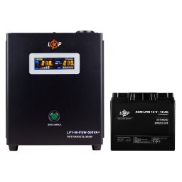 Комплект резервного живлення для котла LogicPower ДБЖ + AGM батарея (UPS A500 + АКБ AGM 235W) null