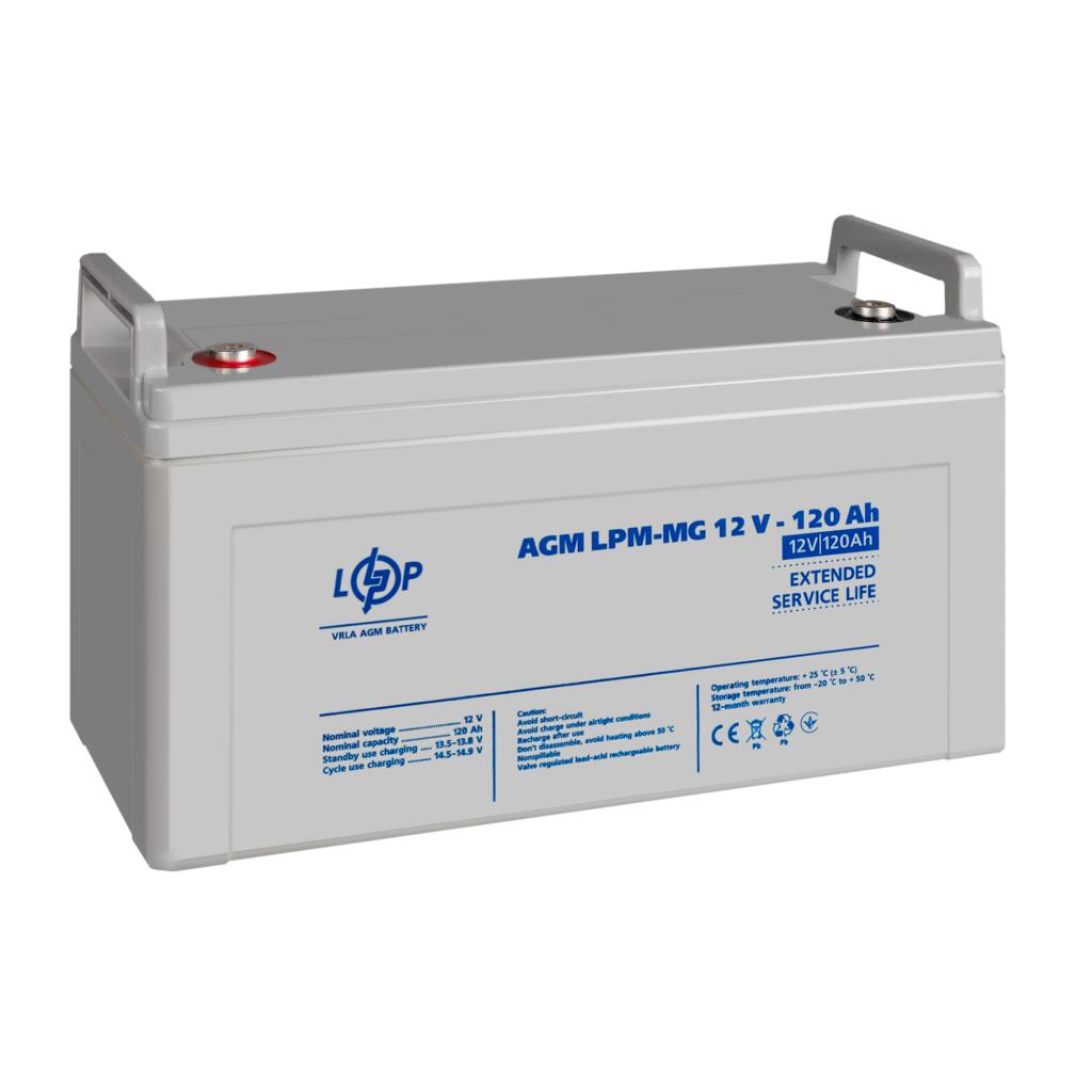 Акумулятор мультигелевий LPM-MG 12V - 120 Ah - Зображення 4