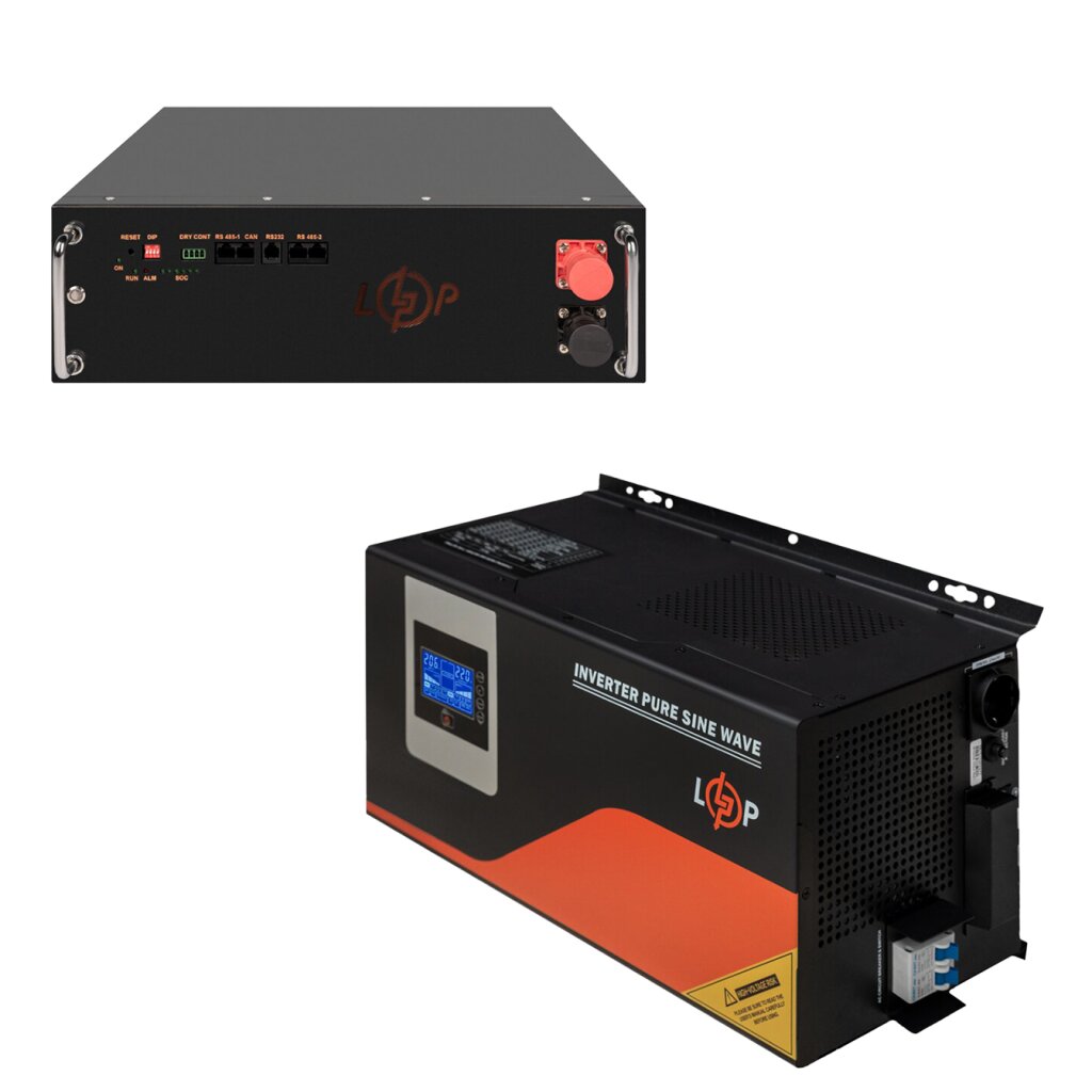 Комплект резервного питания LogicPower 4500W + литиевая (LiFePO4) батарея 5120Wh - Изображение 1