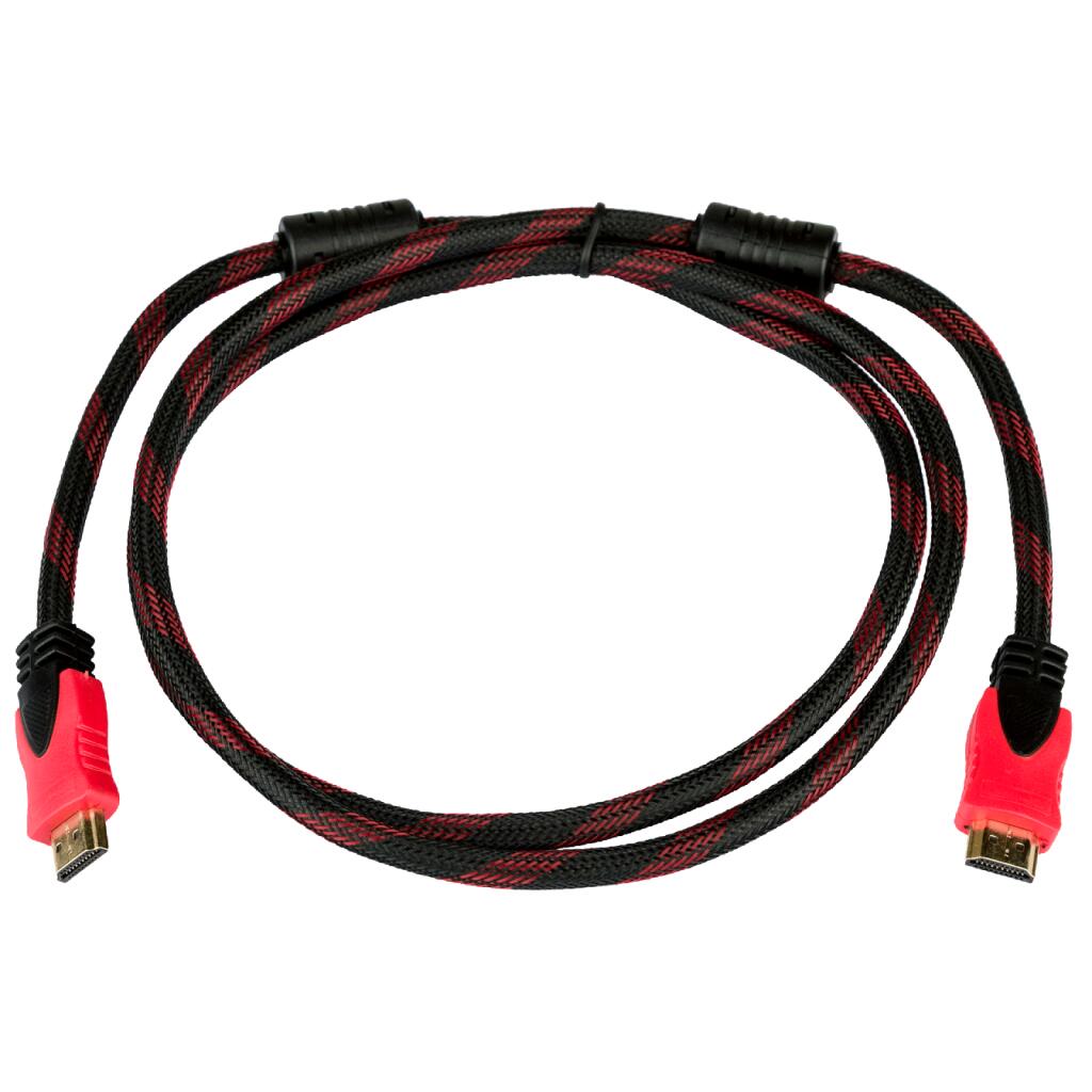 Кабель HDMI-HDMI Ver 1.4 для 3D 1.8 м (доп. оплетка) - Изображение 1