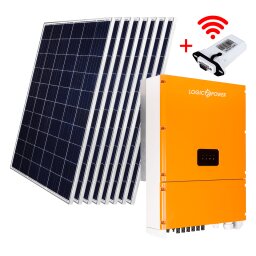 Комплект СЭС "Стандарт" инвертор LPM-SIW-30kW + солнечные панели (WiFi)