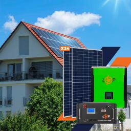 Солнечная электростанция (СЭС) Премиум + GRID 3Ф 10kW АКБ 11kWh LiFePO4 230 Ah