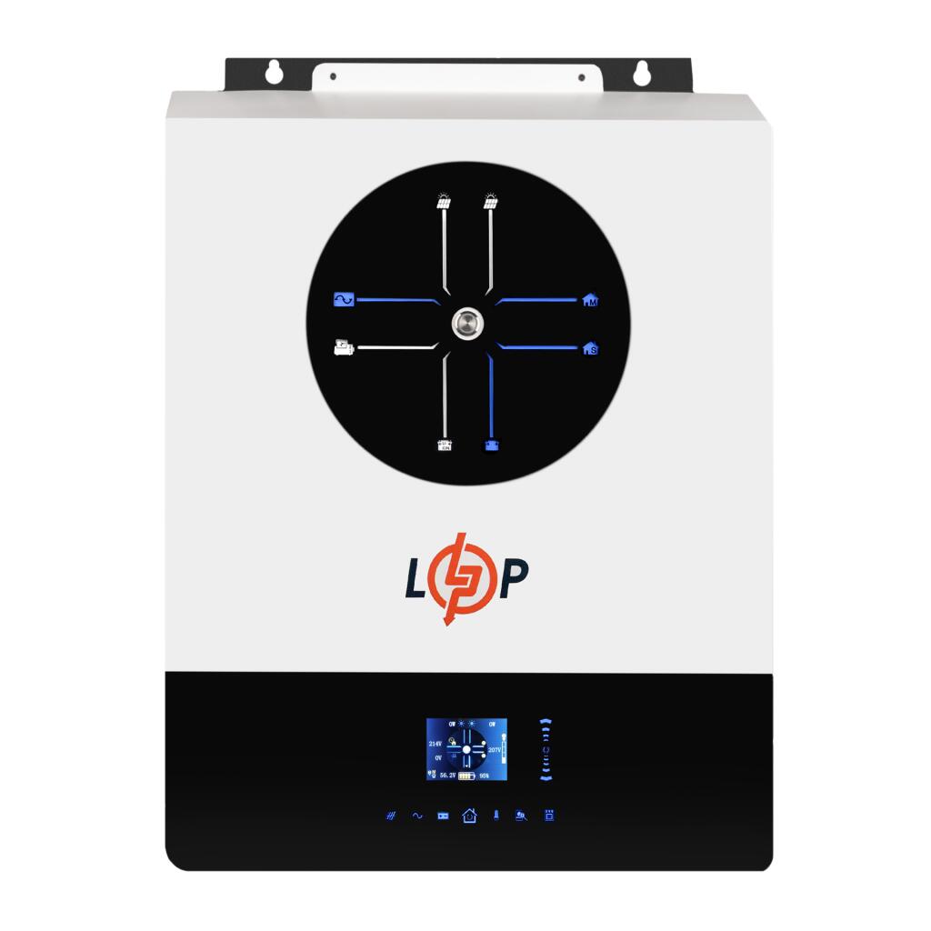 Гібридний сонячний інвертор (ДБЖ) LPW-MAXII-ULTRA 8000VA (8000Вт) 48V 150A MPPT 90-450V ON-OFF GRID - Зображення 2