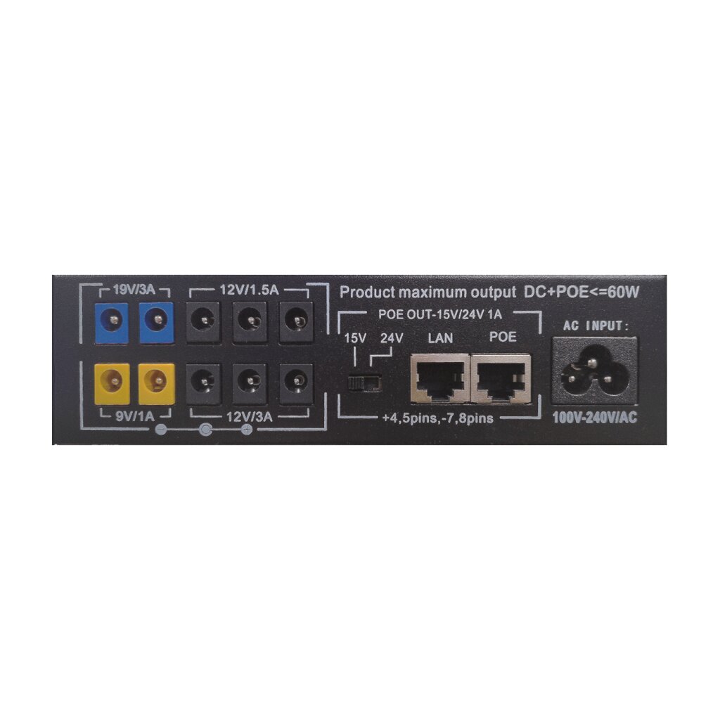 ИБП (источник бесперебойного питания) для роутеров/коммутаторов LP-460Pro POE-60W-5/9/12/19V 17600m - Изображение 2