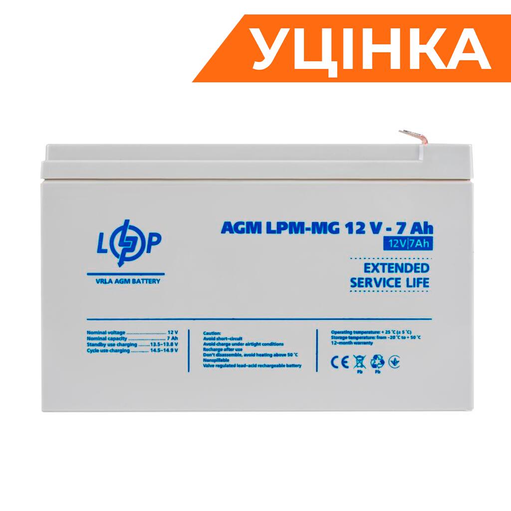 Аккумулятор мультигелевый LPM-MG 12V - 7 Ah Уценка 04.2025 - Изображение 3