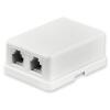 Розетка телефонная RJ12 2-порта LP-6P4C-2 - Изображение 1