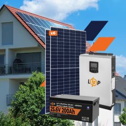 Обладнання для сонячної електростанції (СЕС) Преміум 3,5 kW АКБ 8,2 kWh LiFePO4 200 Ah 