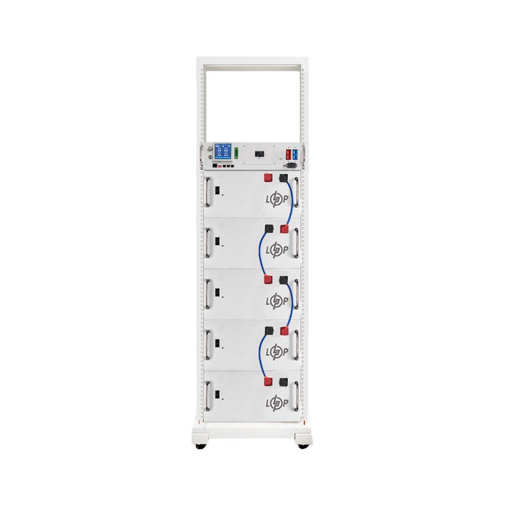 Аккумулятор LP LiFePO4 Battery HVM 256V 280Ah (71680 Wh) BMS 125А AB Lrack white - Изображение 1