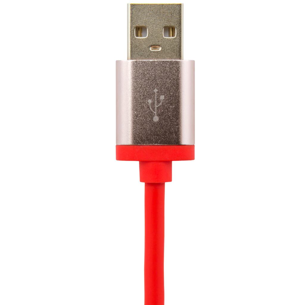 Кабель 2 в 1 USB - micro USB Lightning R 1м красный /Retail - Изображение 3