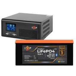 Комплект резервного питания LogicPower ИБП 600W + литиевая (LiFePO4) батарея 1920 Wh