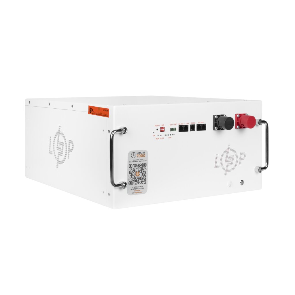 Аккумулятор LP LiFePO4 51,2V - 230 Ah (11776Wh) (BMS JK 200A/100А) RM RS485/CAN WH - Изображение 3