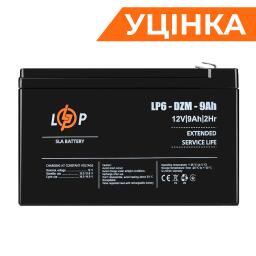 Тяговый свинцово-кислотный AGM аккумулятор LP 6-DZM-9 Ah Уценка 01.2025