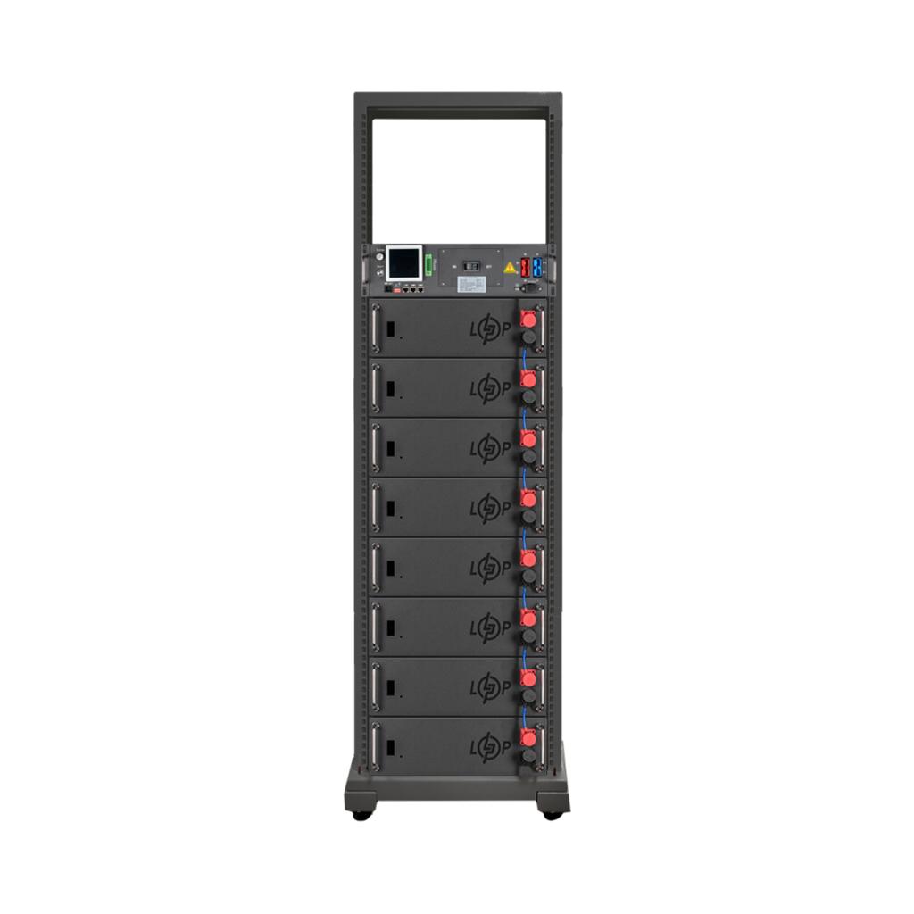 Высоковольтный аккумулятор LP LiFePO4 Battery HVM 409,6V 100Ah (40960 Wh) BMS 125А AB Lrack black - Изображение 2