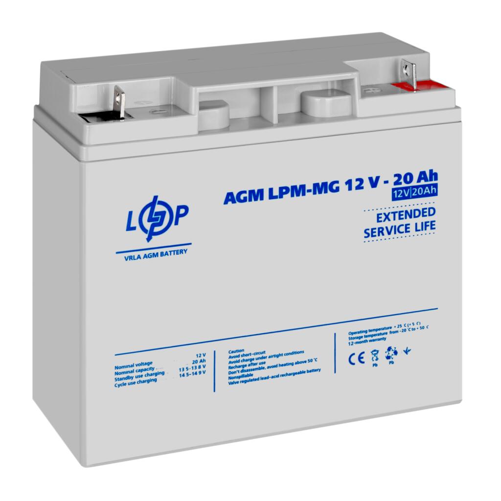 У Аккумулятор мультигелевый LPM-MG 12V - 20 Ah - Изображение 4