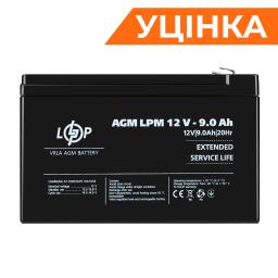 Аккумулятор AGM LPM 12V - 9 Ah Уценка 04.2025